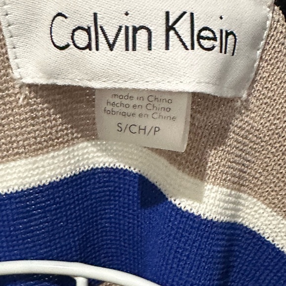 Calvin Klein oversized color block cardigan. Small petite - Picture 3 of 4